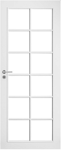 Недавно просмотренные - Дверь финская с четвертью PRO 12R MATTIOVI облегченная, под стекло, белая эмаль