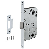 Замок сантехнический пластиковый язычок PL96WC-50/BL AL алюминий