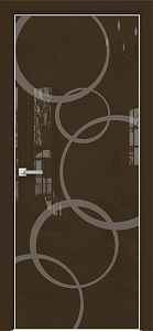 Недавно просмотренные - Дверь Оникс Арт, лакобель коричневый RAL 8028, пескоструй №4