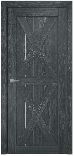 Дверь Оникс Лофт №4 дуб седой, глухая