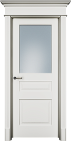 Недавно просмотренные - Дверь Нафта-3 эмаль RAL 9010, сатинат