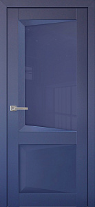 Недавно просмотренные - Дверь ДР Perfecto экошпон 108 Barhat Blue, стекло Blue