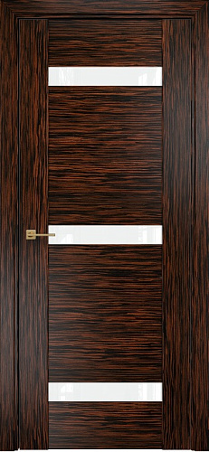 Дверь Оникс Парма 3 эбен, глухая лакобель RAL 0333