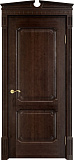 Дверь ПМЦ массив ольхи ОЛ7.2 орех 15%, глухая