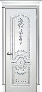 Недавно просмотренные - Дверь Текона эмаль Smalta 11 белый RAL 9003 патина серебро, глухая