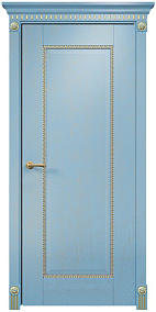 Недавно просмотренные - Дверь Оникс Александрия эмаль голубая патина золото, глухая