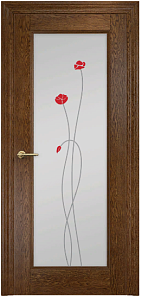 Недавно просмотренные - Дверь Оникс Италия 1 каштан, сатинат белый художественный №14