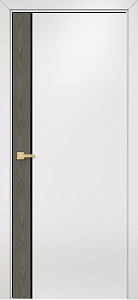 Недавно просмотренные - Дверь Оникс Дуо дуб арктик/эмаль белая, триплекс черный