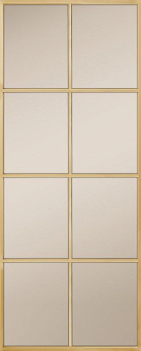 Перегородка Alum №8 золото, сатинат бронза