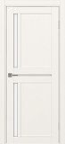 Дверь Эко 523.221 бежевый, lacobel белый