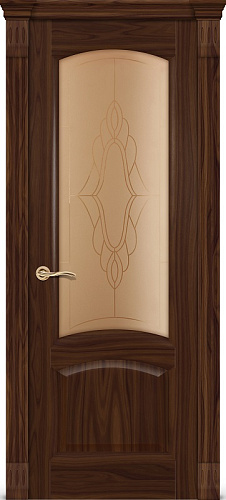 Дверь Ситидорс Александрит американский орех, остекленная