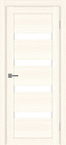Дверь Эко 505.12 ясень светлый, lacobel  белый