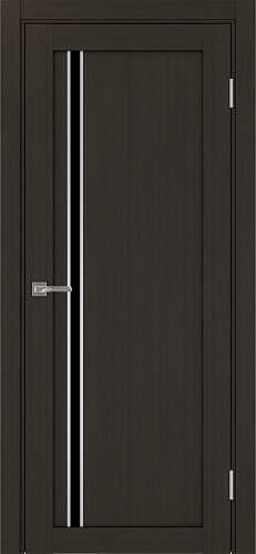 Дверь Эко 527.121 АПС венге молдинг SC, lacobel черный