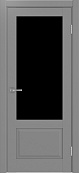 Схожие товары - Дверь Эко 640.21 ОФ3 серый, lacobel черный