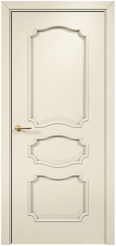 Дверь Оникс Барселона эмаль слоновая кость по МДФ, глухая