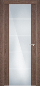 Недавно просмотренные - Дверь Статус VERSIA 222 дуб капуччино, стекло каленое 8 мм с горизонтальной гравировкой