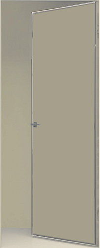 Дверь скрытая ИУ-42 AL с 4-х сторон, эмаль серый шелк, revers 2,31 м