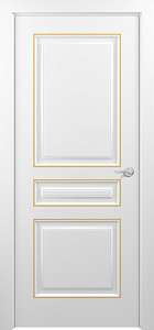 Недавно просмотренные - Дверь Z Ampir Т2 эмаль White patina Gold, глухая