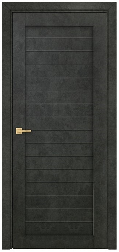 Дверь Оникс Лофт №1 бетон темный, глухая