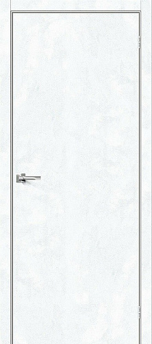 Дверь Браво Браво-0 экошпон Snow Art, глухая