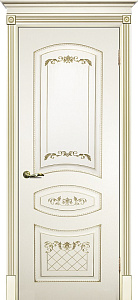 Недавно просмотренные - Дверь Текона эмаль Smalta 05 слоновая кость RAL 1013 патина золото, глухая