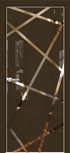 Недавно просмотренные - Дверь Оникс Арт, лакобель коричневый RAL 8028, зеркало №5