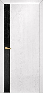 Недавно просмотренные - Дверь Оникс Дуо эмаль черная патина серебро/эмаль белая патина серебро, триплекс черный