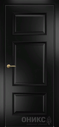 Дверь Оникс Прованс эмаль черная, глухая
