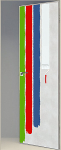 Недавно просмотренные - Дверь скрытая с отделкой эмаль по NCS ИУ2, 2,5 м, кромка AL, revers, 59 мм