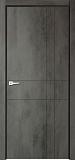 Дверь V Лоярд эмалит Севилья 02 бетон темный, глухая