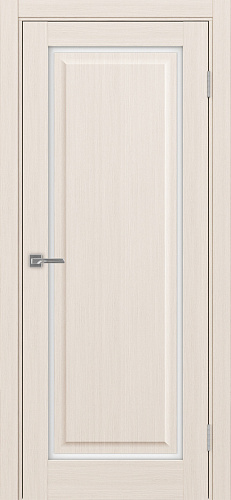 Дверь Эко 601С.21 ОФ4 ясень перламутровый, lacobel белый