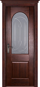 Недавно просмотренные - Дверь ДР массив дуба Чезана махагон, стекло