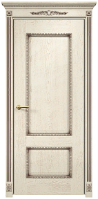 Недавно просмотренные - Дверь Оникс Марсель с декором эмаль слоновая кость с патиной, глухая