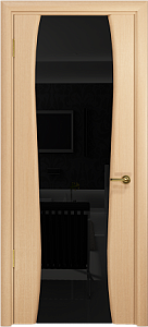 Недавно просмотренные - Дверь Арт Деко Лиана-3 беленый дуб, триплекс черный