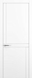 Дверь Z K20 полипропилен белый, молдинг серебро, глухая