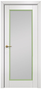 Недавно просмотренные - Дверь Оникс Тоскана 1 эмаль белая/фисташковая, сатинат белый