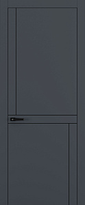Недавно просмотренные - Дверь Z K20 полипропилен  графит премьер, молдинг черный, глухая
