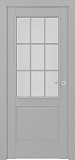 Дверь Z Венеция АК Тип S экошпон серый, английская решетка