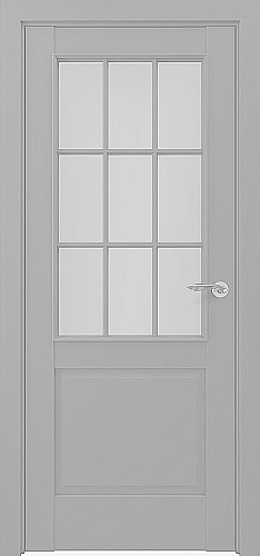 Дверь Z Венеция АК Тип S экошпон серый, английская решетка