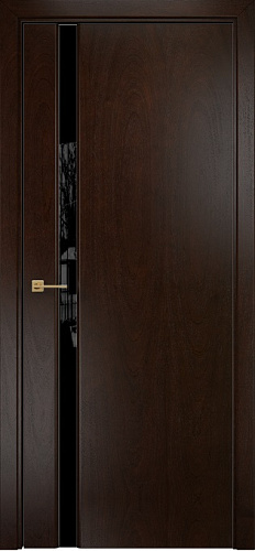 Дверь Оникс Престиж 1 палисандр, триплекс черный