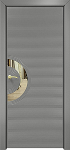 Недавно просмотренные - Дверь Оникс Диамант эмаль RAL 7036, глухая с зеркальной вставкой