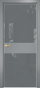 Недавно просмотренные - Дверь Оникс Соло 2 эмаль RAL 7040, глухая, Lacobel RAL 7040
