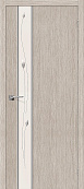 Схожие товары - Дверь Браво Глейс-1 Sprig 3D капучино, зеркало белое художественное