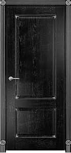 Недавно просмотренные - Дверь Оникс Италия 2 эмаль черная патина серебро, глухая
