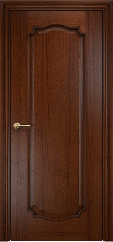 Дверь Оникс Венеция 2 красное дерево, глухая