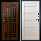 Недавно просмотренные - Входная металлическая дверь Лекс Гладиатор, винорит Golden патина чёрная/панель №58 Клеопатра беленый дуб