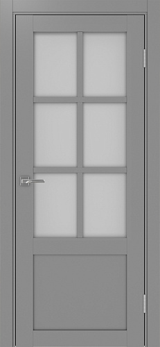 Дверь Эко 541.2221 ПФ серый, сатинат
