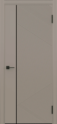 ДГ GПР-6 крим молдинг черный, глухая