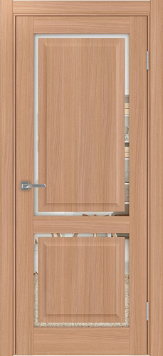 Дверь Эко 602С.2121 ОФ4 ясень темный, зеркало