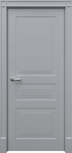 Дверь Рим3Ф1 эмаль RAL 7047, глухая